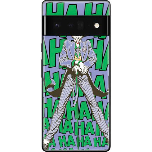 DC Comics The Joker Vintage pose pattern Google Pixel 6 Pro Skin